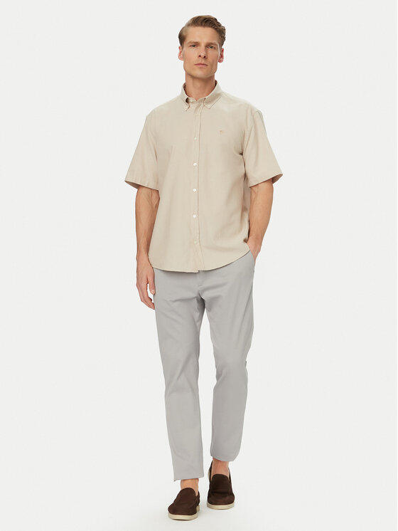 BOSS BOSS Marškiniai H-Liam 50560404 Smėlio Regular Fit