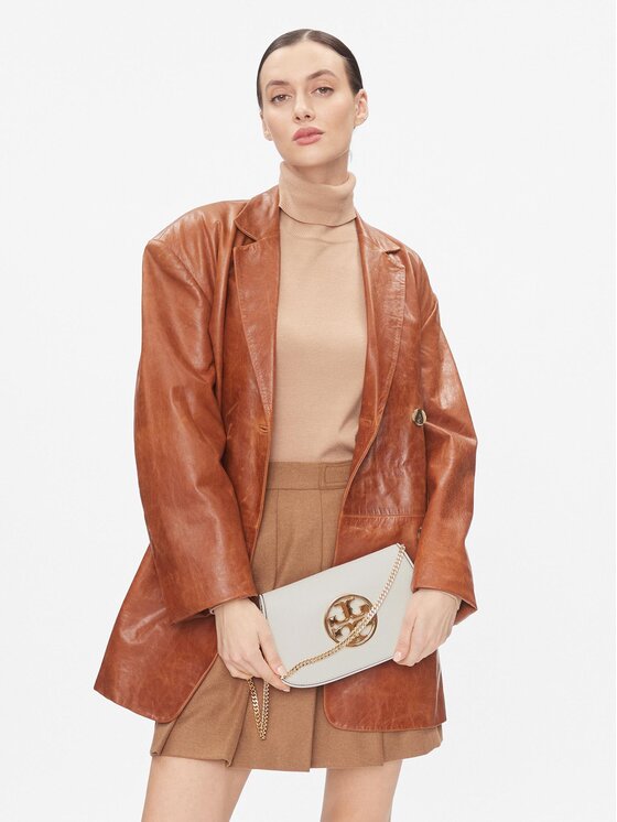 Tory Burch Tory Burch Borsetta Reva Clutch 152250 Bianco