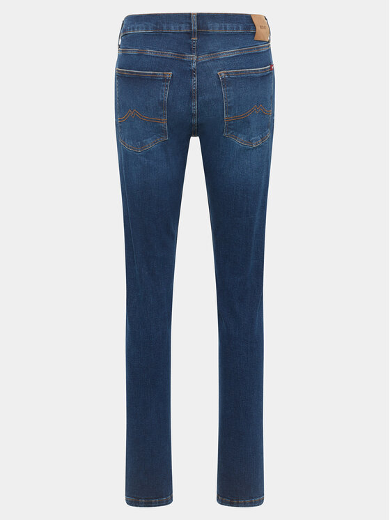Mustang Mustang Jeans hlače Frisco 1014855 Mornarsko modra Super Skinny Fit