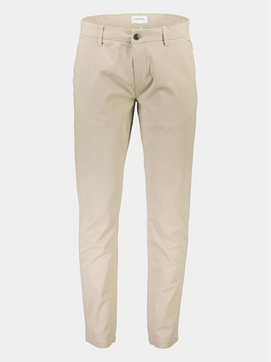 Lindbergh Lindbergh Chino kalhoty 30-005044 Béžová Slim Fit