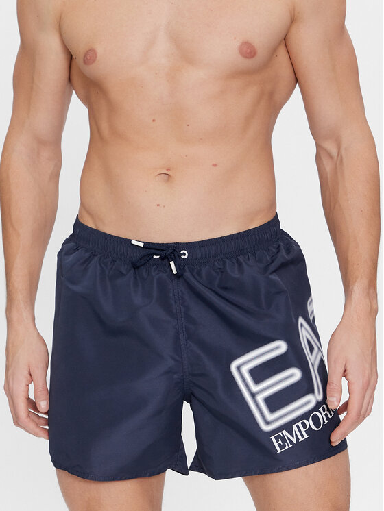 EA7 Emporio Armani Plavecké šortky 902000 4R736 0003 Tmavomodrá