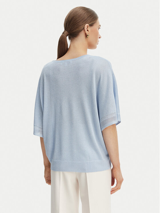 Morgan Morgan Bluse 241-MCHRIS Himmelblau Relaxed Fit