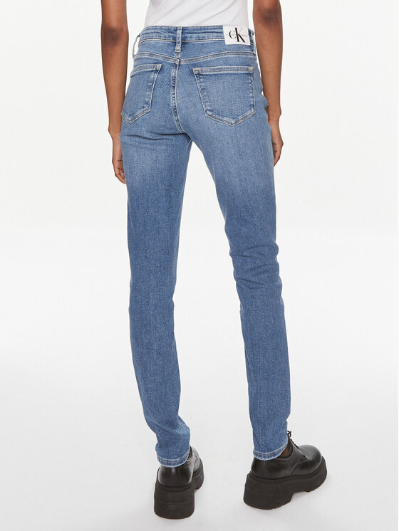 Calvin Klein Jeans Calvin Klein Jeans Jeans hlače J20J222755 Modra Skinny Fit