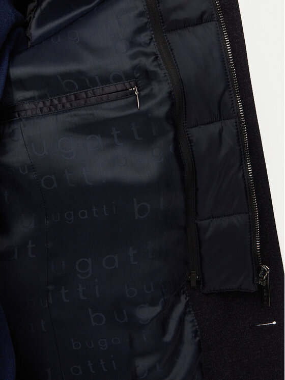 Bugatti Bugatti Ziemas mētelis 626328-69040 Tumši zils Regular Fit