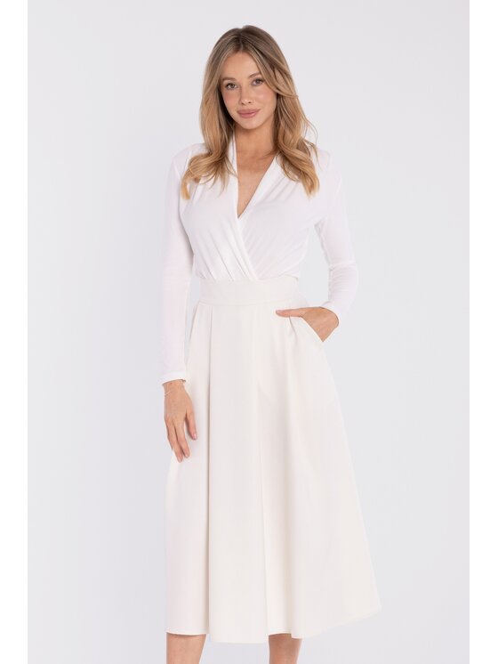 Stylove Stylove Gonna midi S430 Bianco A-Line Fit