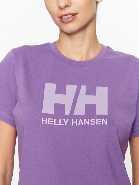 Helly Hansen Helly Hansen T-shirt Logo 34112 Ljubičasta Regular Fit