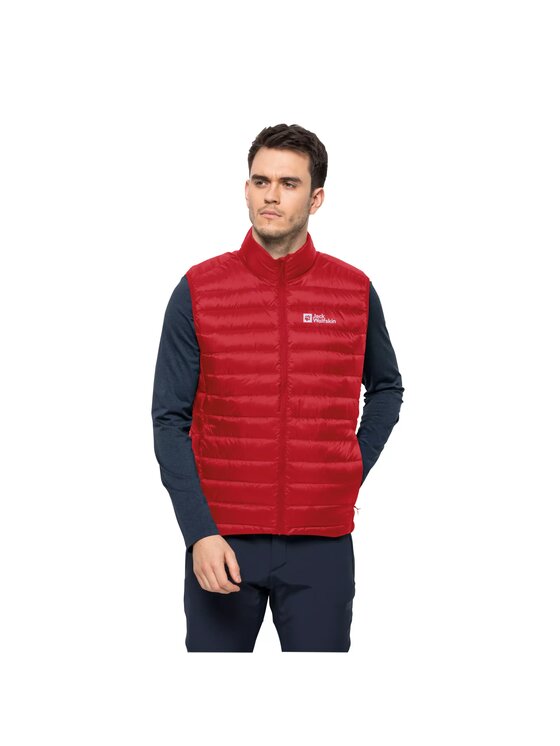 Jack Wolfskin Jack Wolfskin Kamizelka 1207011_2206 Czerwony Regular Fit