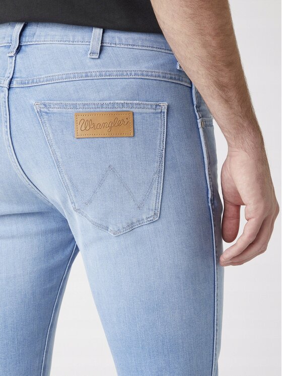 Wrangler Wrangler Jeansy LARSTON Niebieski Slim Fit