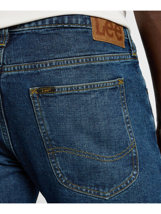 Lee Lee Jeansy 112355861 Niebieski Slim Fit