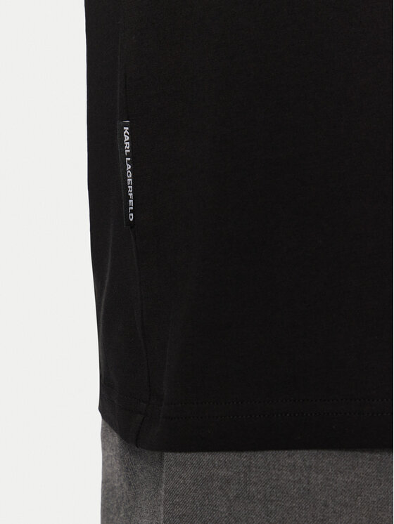 KARL LAGERFELD KARL LAGERFELD Polo 745091 551251 Crna Regular Fit