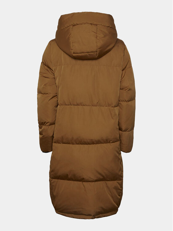 YAS YAS Μπουφάν πουπουλένιο 26031874 Καφέ Regular Fit