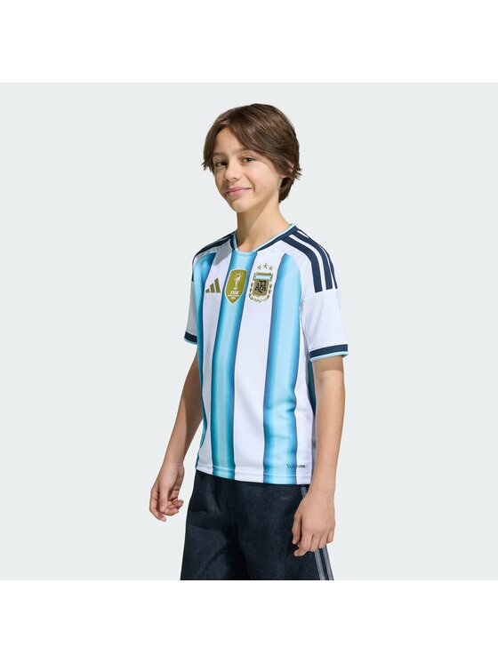 adidas adidas Koszulka techniczna Argentina 26 Home Kids Jersey Biały Regular Fit