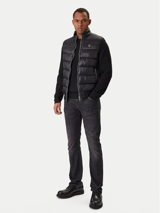 KARL LAGERFELD KARL LAGERFELD Prsluk 505091 561590 Crna Regular Fit