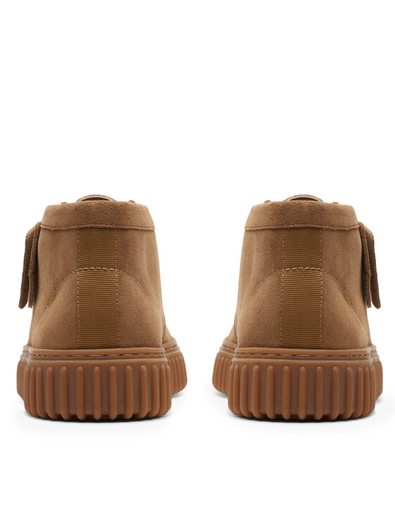 Clarks Clarks Gležnjarji Torhill Hi 26173663 Rjava