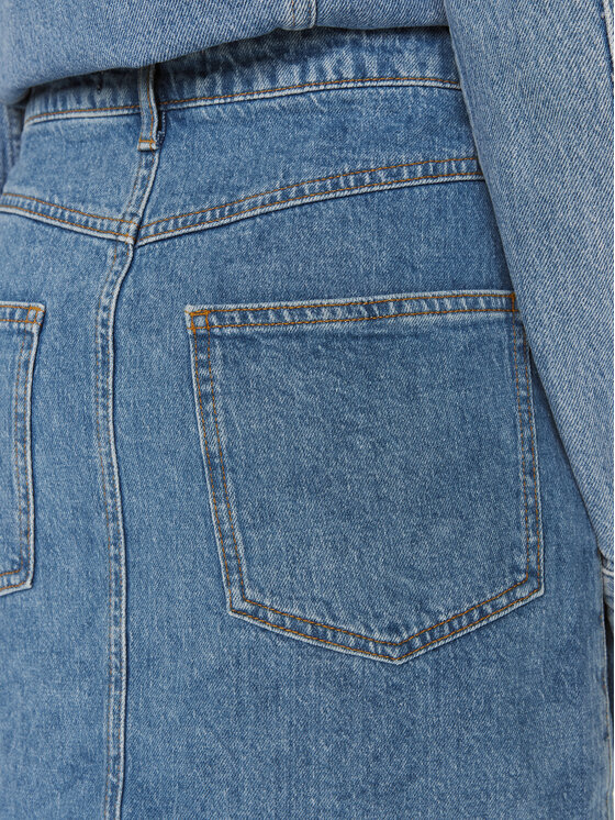 Gestuz Gestuz Farmer szoknya Zoy 10908709 Kék Slim Fit