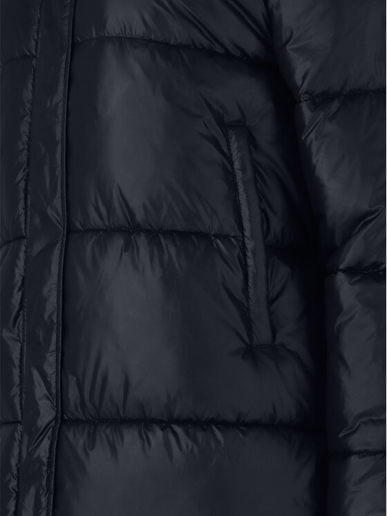 Athlecia Athlecia Płaszcz zimowy Elly W Maxi Puffer EA233361 Czarny Regular Fit