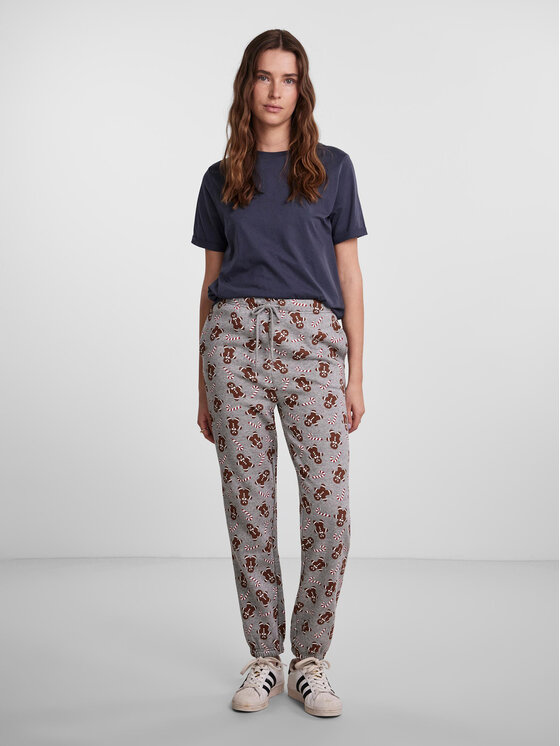 Pieces Pieces Piżama 17119170 Szary Loose Fit