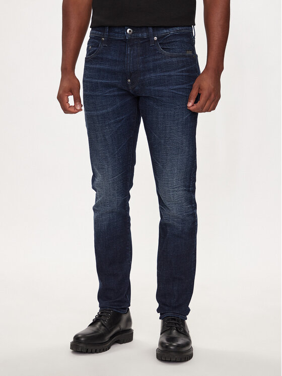 Pánské Jeansy G-Star Raw, Velikost:34/34, Barva: Tmavomodrá, Revend FWD D20071-C051