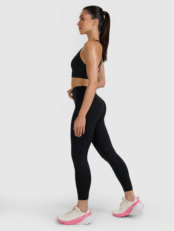 4F 4F Legginsy TRAINING Czarny Slim Fit