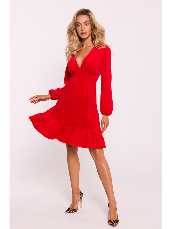 Made of Emotion Made of Emotion Abito da sera M826 Rosso Premium Fit