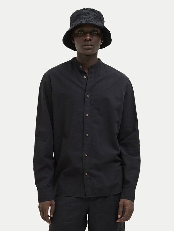 Jack&Jones Jack&Jones Marškiniai Summer 12269319 Juoda Comfort Fit