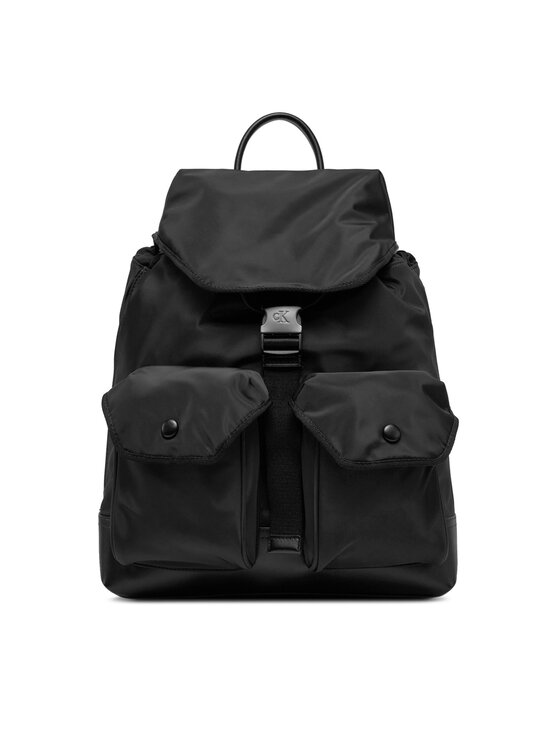 Calvin Klein Mugursoma Speed Clip Ut Flap Backpack35 Ny K50K513022 Melns