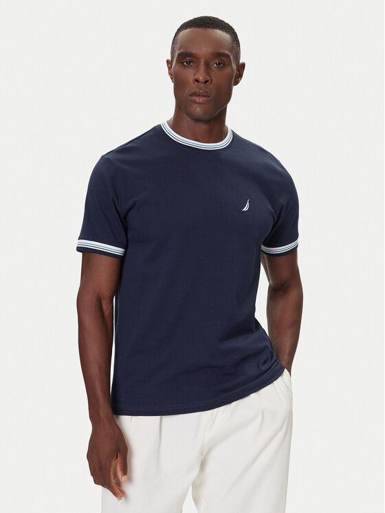 Nautica Nautica T-krekls N1S03440 Tumši zils Regular Fit