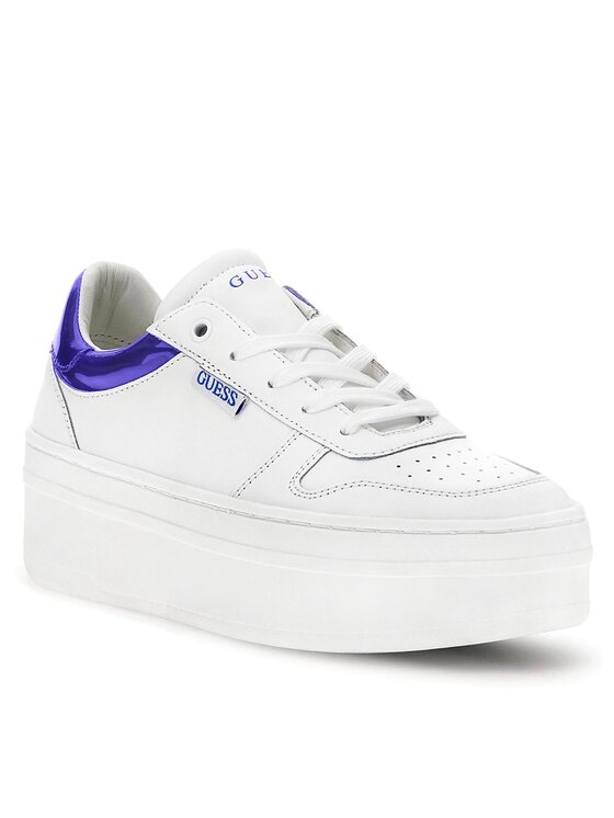 Sneakers Guess Lifet FL7LIF LEA12 Alb