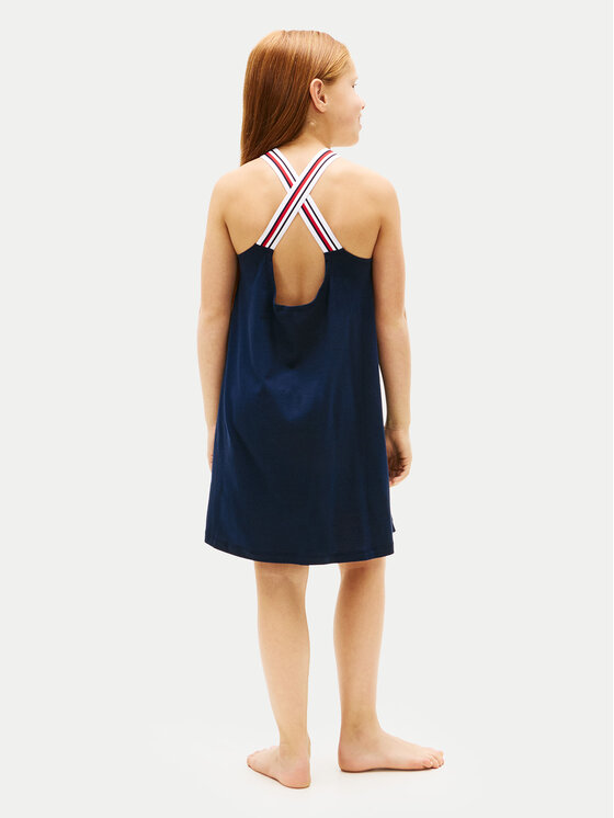 Tommy Hilfiger Tommy Hilfiger Nyári ruha UG0UG00803 Sötétkék Regular Fit
