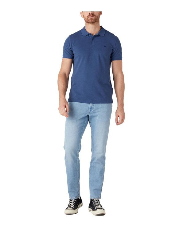 Wrangler Wrangler Polo W7X7K4XTG Granatowy Regular Fit