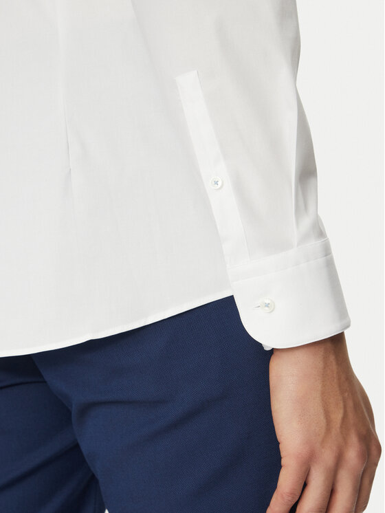 BOSS BOSS Cămașă H-HANK-S-STAN-C3-252 50539176 Alb Slim Fit