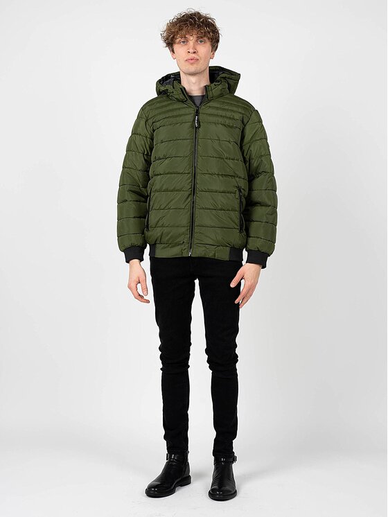 Pepe Jeans Pepe Jeans Μπουφάν μεταβατικό PM402598 | James Πράσινο Regular Fit
