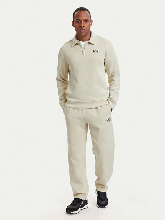 EA7 Emporio Armani EA7 Emporio Armani Hanorac 7M002232 AF21822 U1079 Bej deschis Regular Fit