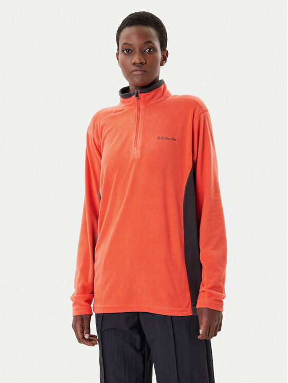 Columbia Columbia Polár kabát Klamath Range™ II Half Zip 1352472 Narancssárga Regular Fit