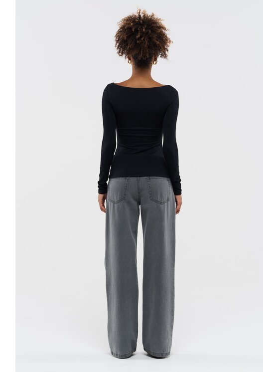 BENU BENU Blusa AW25 Nero Regular Fit