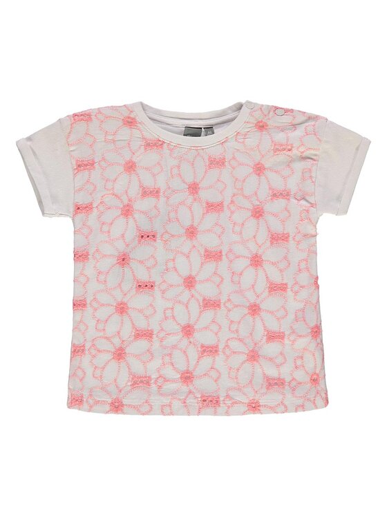 Kanz Kanz T-Shirt 1833683-1000 Biały Basic Fit