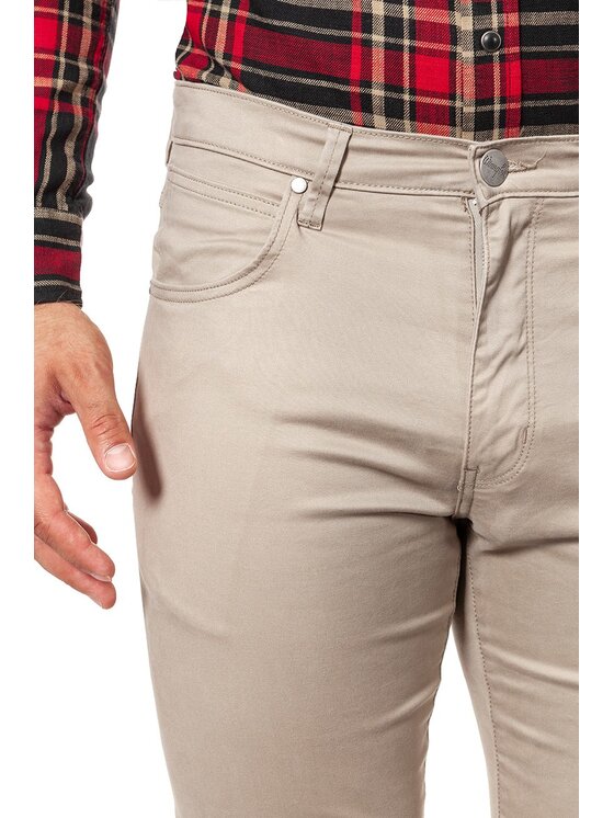 Wrangler Wrangler Pantaloni di tessuto ARIZONA Beige Straight Fit