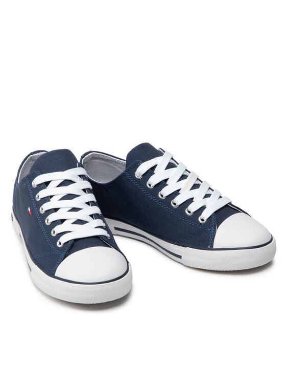 Tommy Hilfiger Tommy Hilfiger Tornacipő Low Cut Lace-Up Sneaker T3X4-32207-0890 S Sötétkék