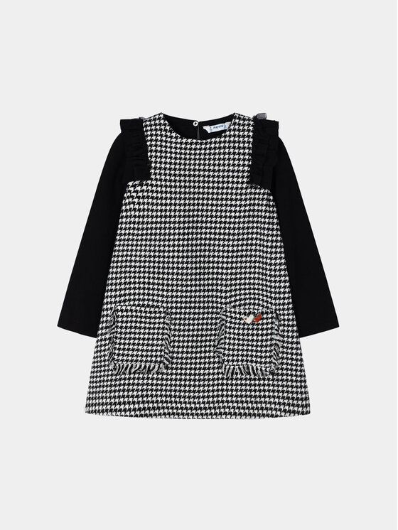 Mayoral Mayoral Sukienka codzienna 4.921 Czarny Regular Fit