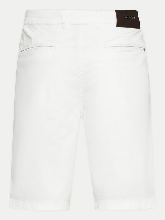 JOOP! Jeans JOOP! Jeans Szorty materiałowe 15 JJF-65Rudo-D 30041957 Biały Regular Fit