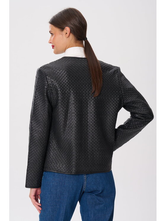 Castellani Castellani Marynarka Serena Czarny Regular Fit