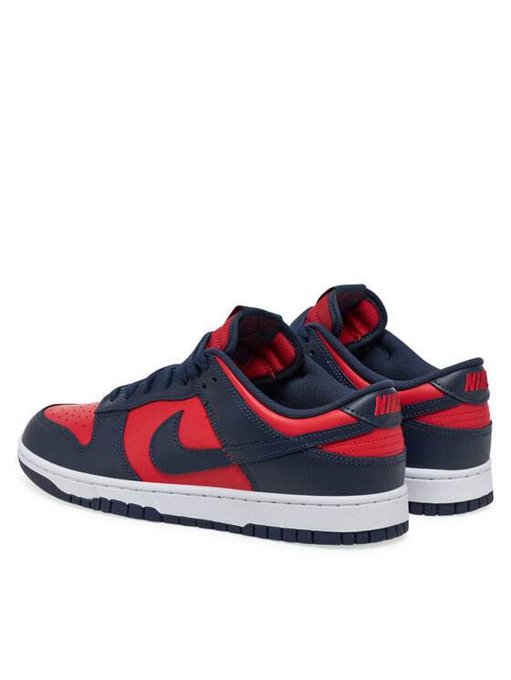 Nike Nike Sneakersy Dunk Low Retro DV0833 601 Czerwony