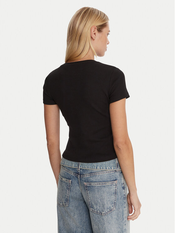 HUGO HUGO Marškinėliai Dannecy 50549392 Juoda Regular Fit