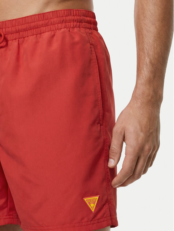 Guess Guess Pantaloncini da bagno F6GT24 WG282 Rosso Regular Fit