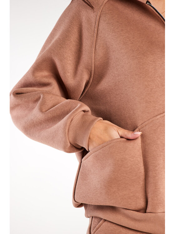 Infinite You Infinite You Bluza M324 Beżowy Basic Fit