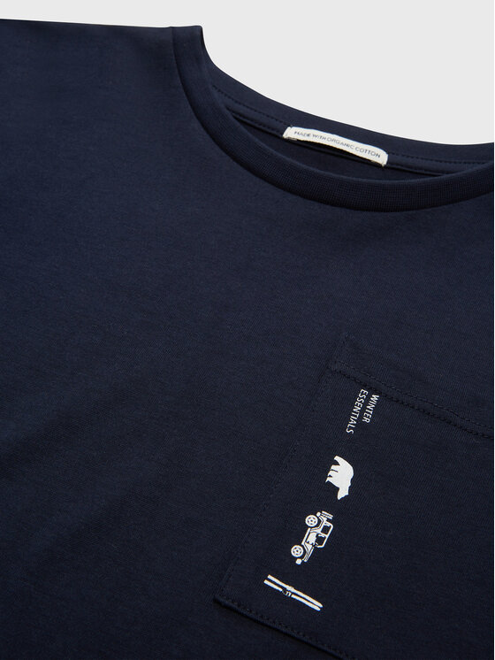 Tom Tailor Tom Tailor Blúz 1033834 Sötétkék Regular Fit