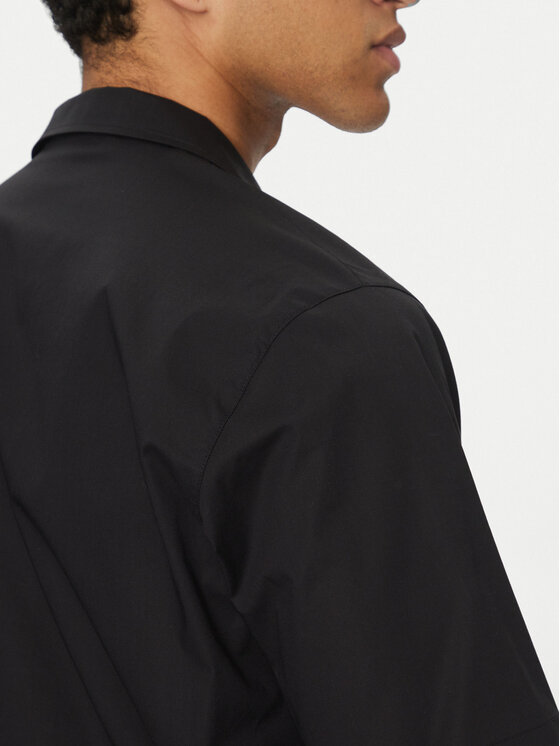 KARL LAGERFELD KARL LAGERFELD Cămașă 605443 552600 Negru Relaxed Fit