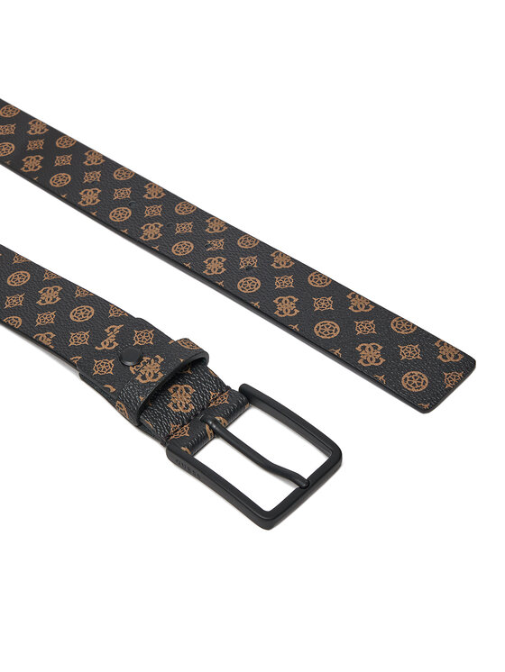 Guess Guess Мъжки колан Micro Peony Eco Belts BM7793 P4135 Кафяв
