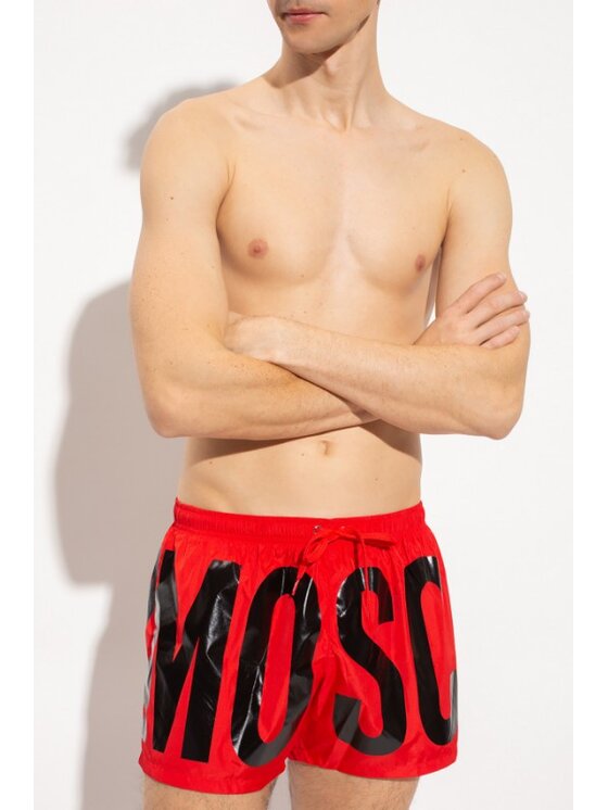 MOSCHINO Underwear & Swim MOSCHINO Underwear & Swim Plavecké šortky V6119 5539 Červená Regular Fit