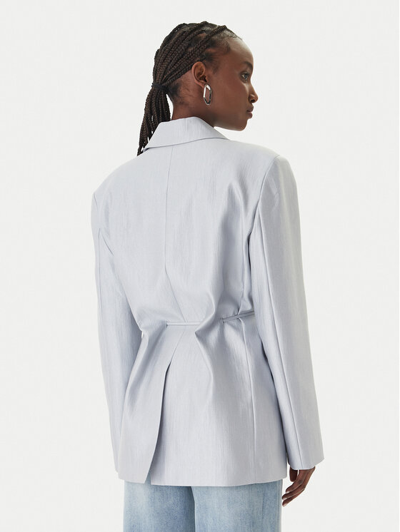 Eleh Eleh Σακάκι SS260402 Γαλάζιο Relaxed Fit